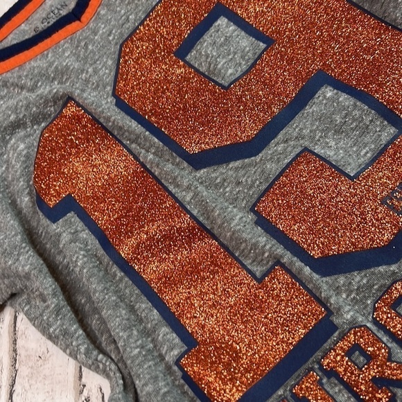 UVA Girls T Shirt 5th & Ocean Glitter - Picture 2 of 11